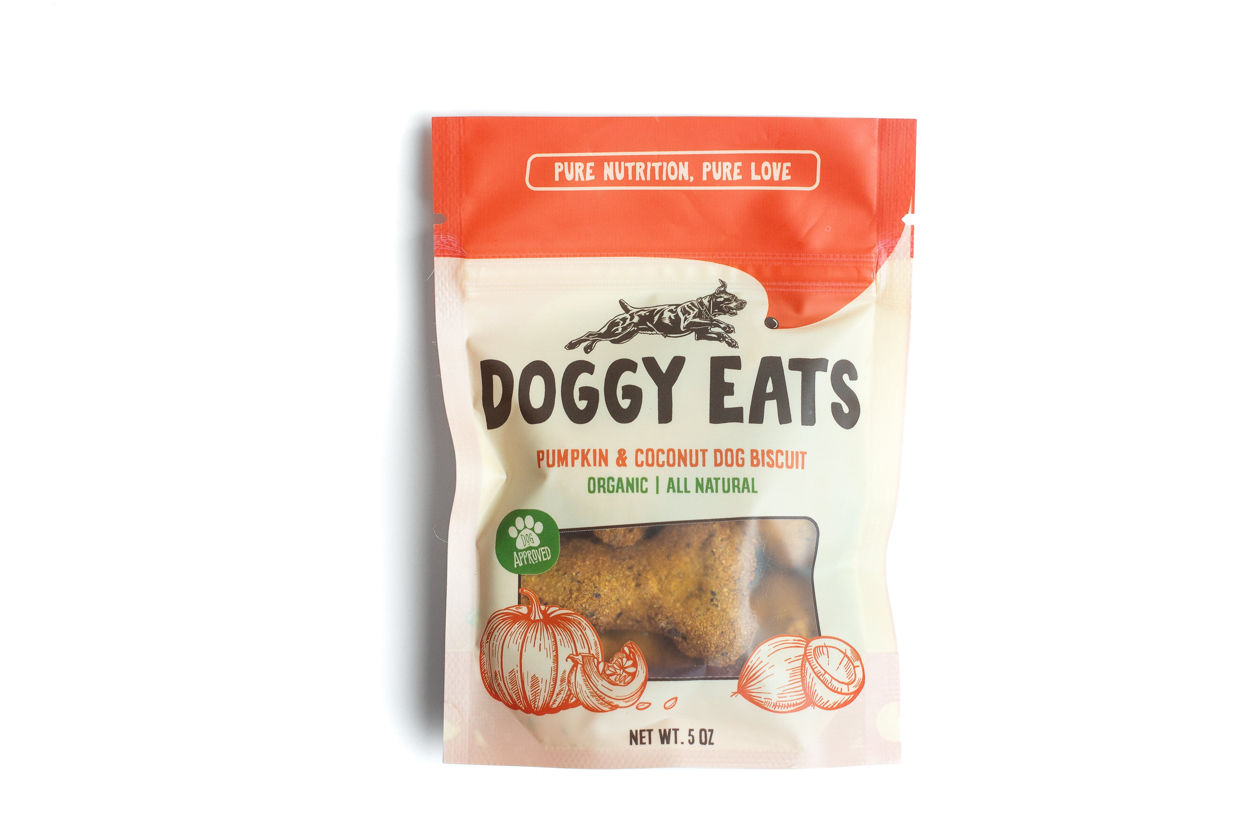 Pumpkin Coconut Dog Biscuit