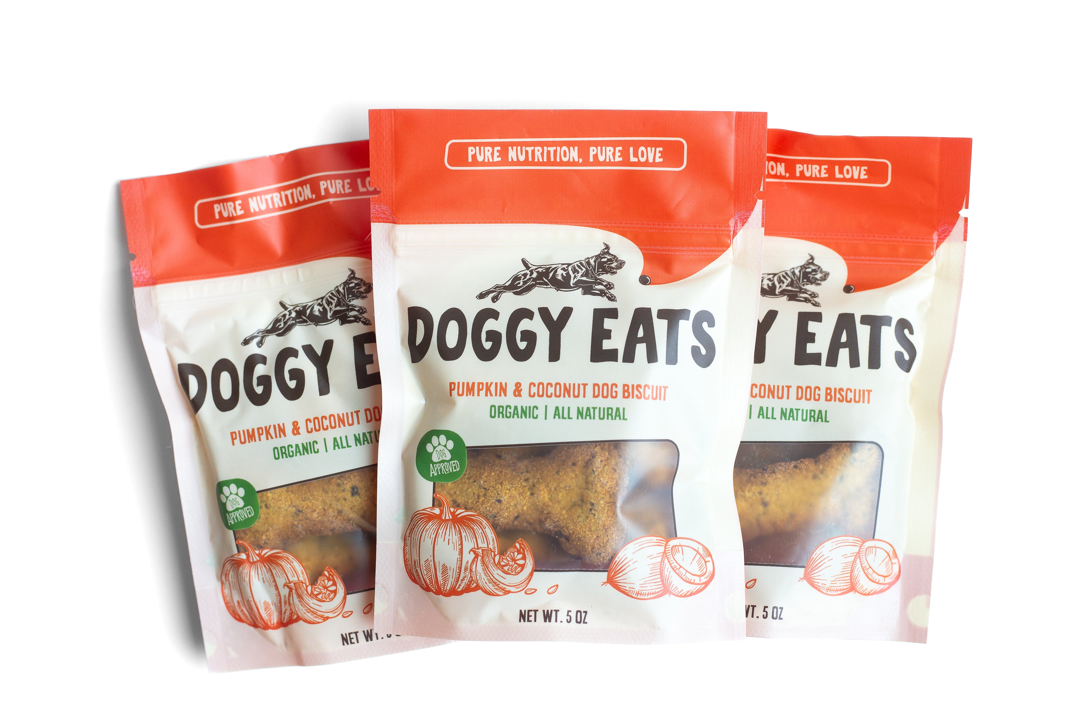 Pumpkin Coconut Dog Biscuit